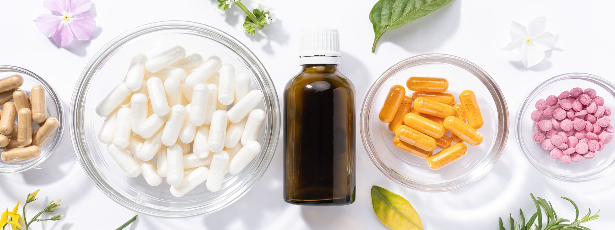 Assorted dietary supplements