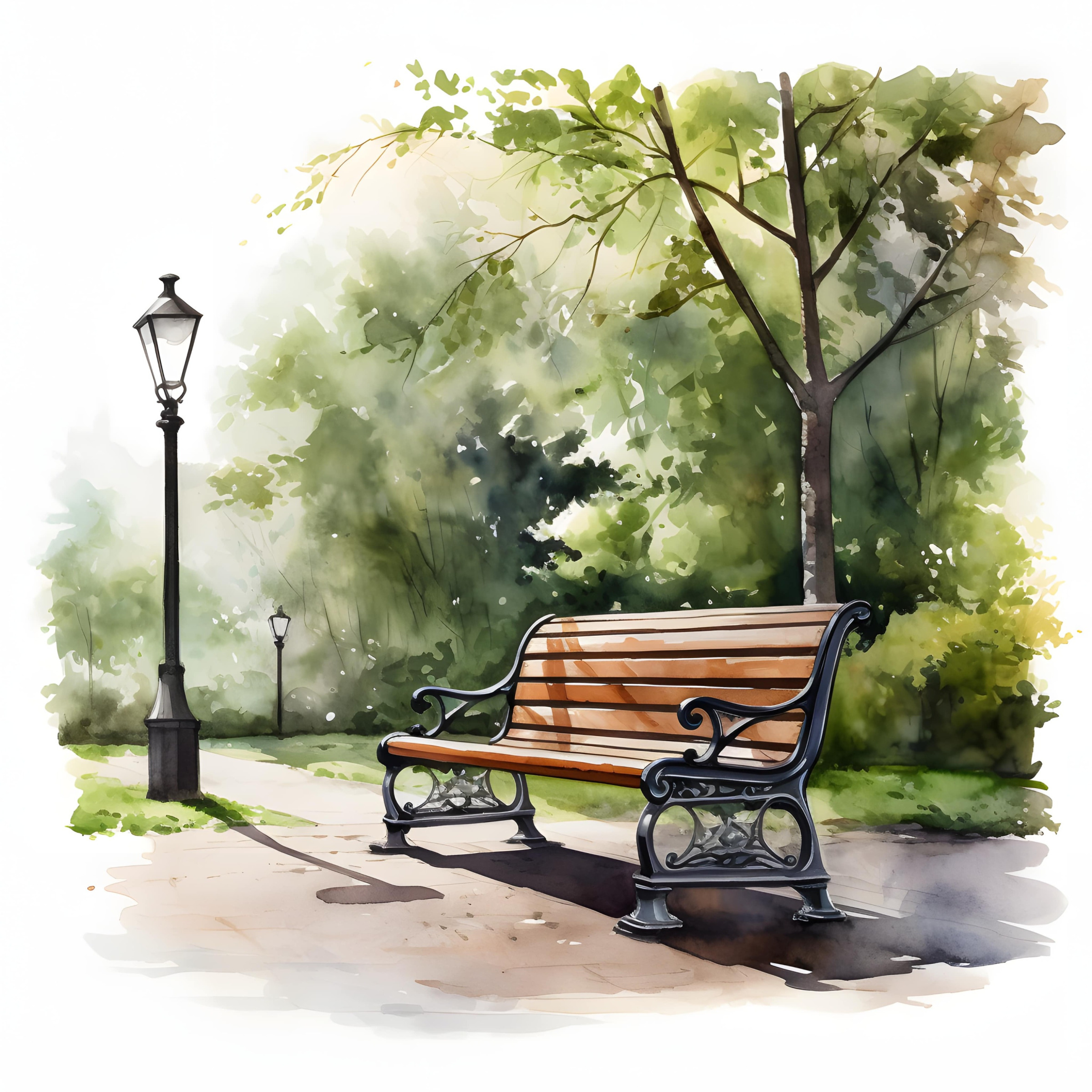 Coaching connection: quiet park bench