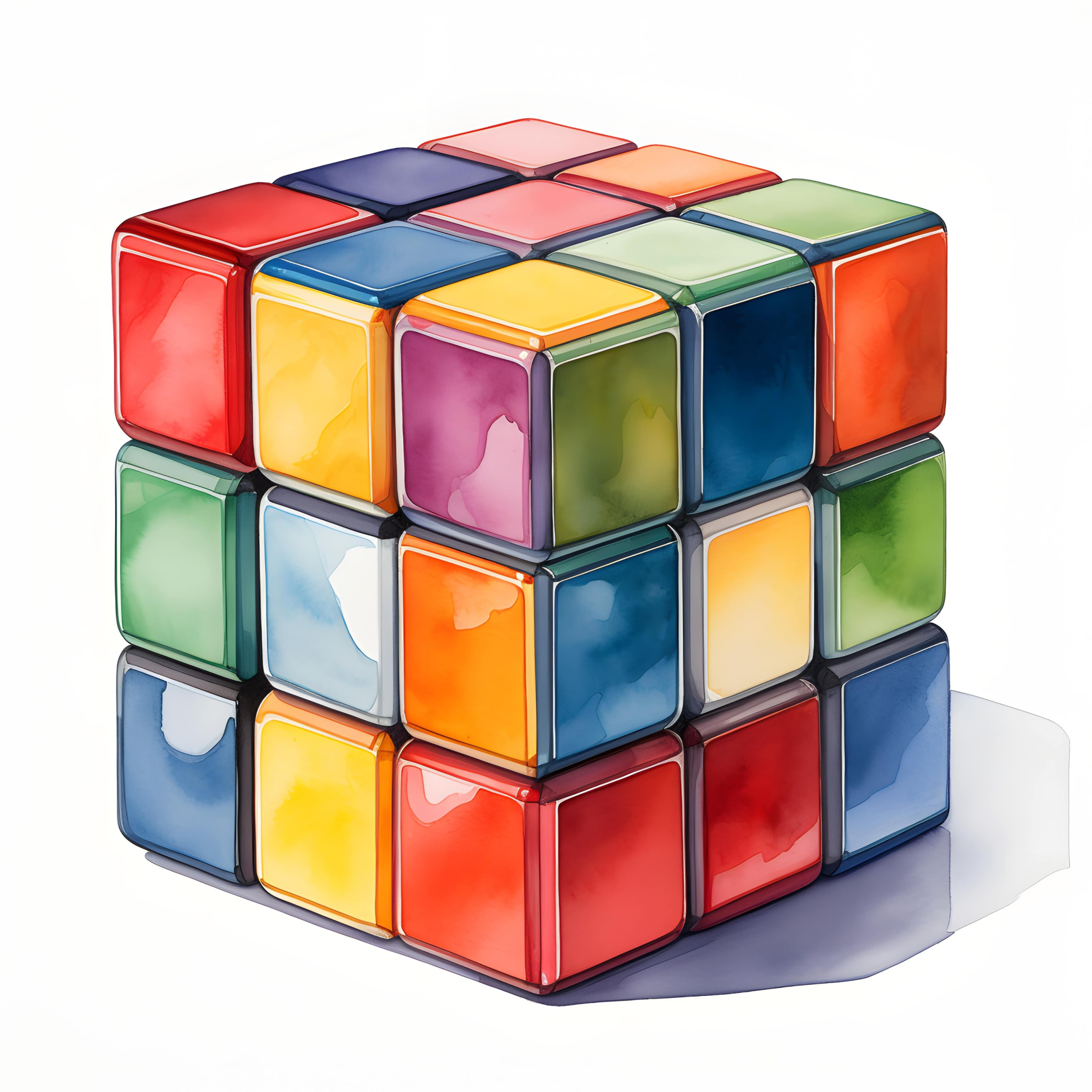 Brain optimization symbolized by a Rubik’s Cube
